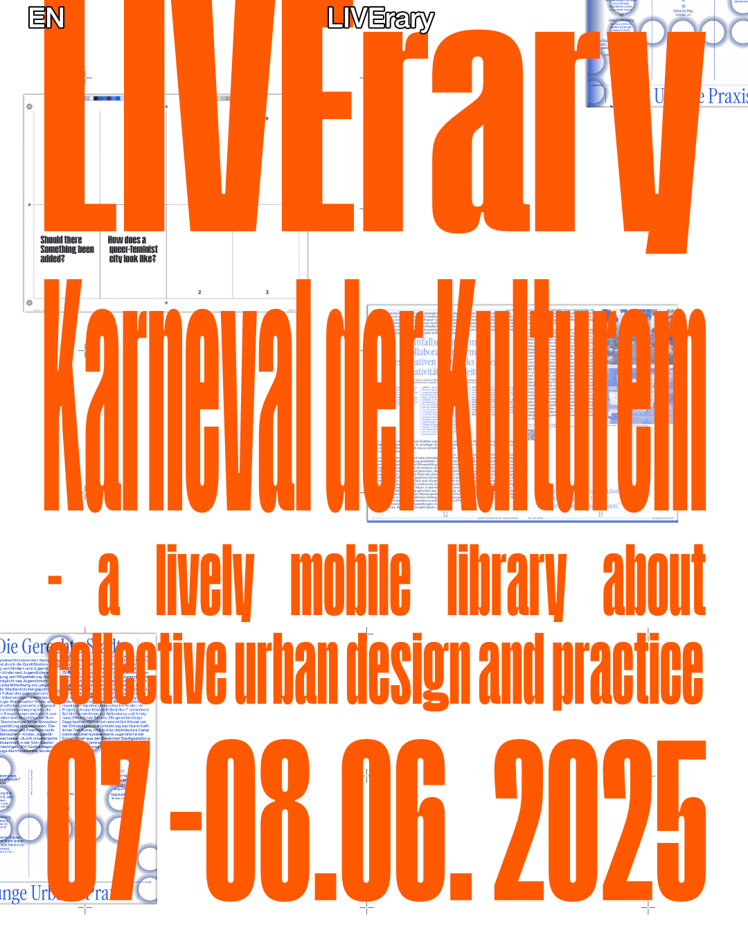 Veranstaltungsposter LIVErary X Karneval der Kulturen