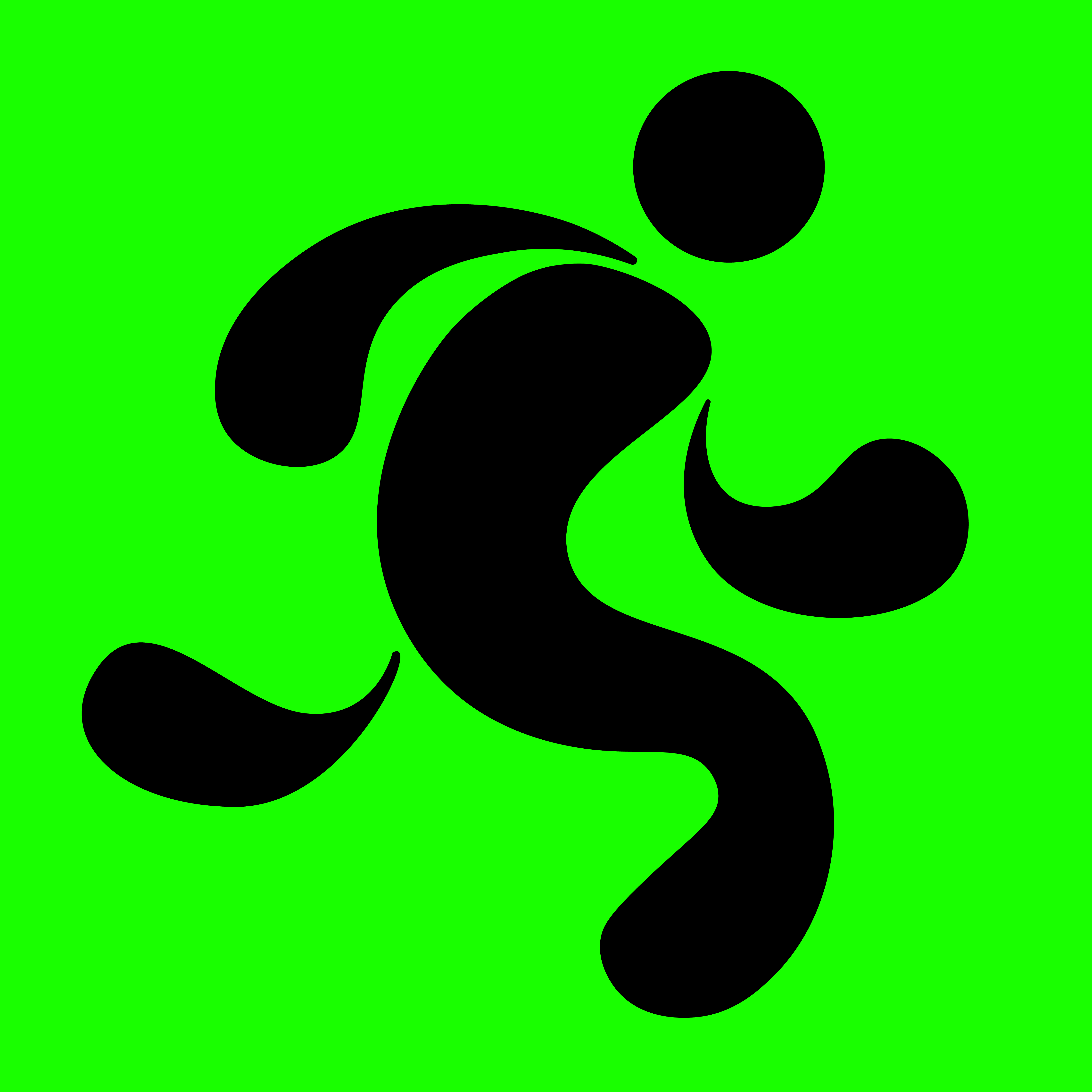Running Man Zeichnung.